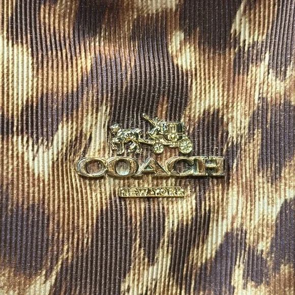 COACH Madison Ocelot Phoebe Shoulder Bag - Picture 9 of 16